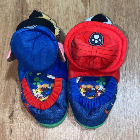 Paw Patrol Toddler Boys Slipper, Size 9-10 Marshall and Chase - Picture 3 of 4